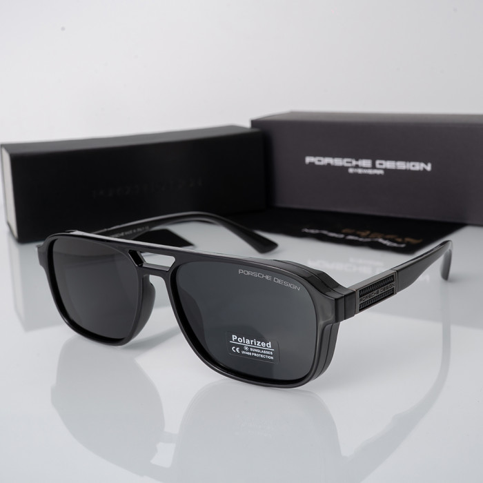 Мужские брендовые солнцезащитные очки с поляризацией Porsche Design (7165) Мужские брендовые солнцезащитные очки с поляризацией Porsche Design (7165)